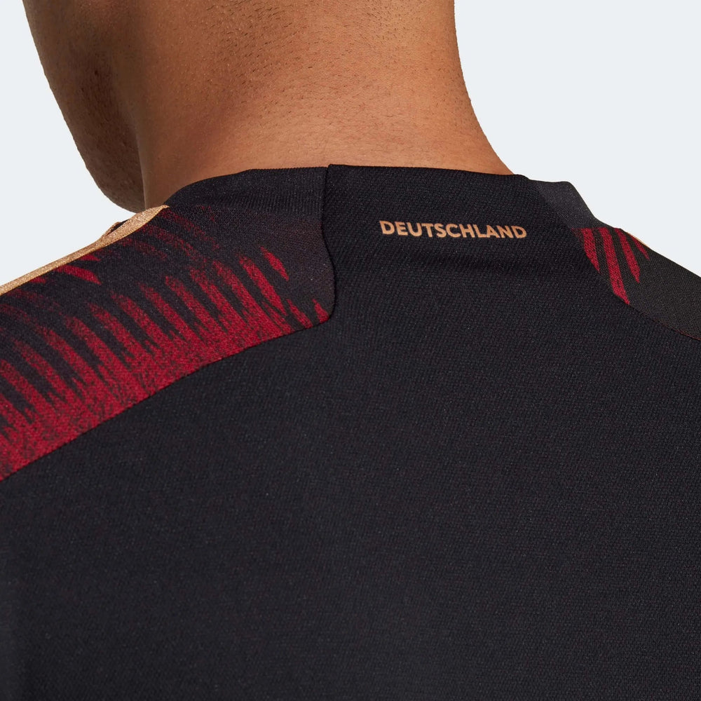 2022-23 Germany Away Soccer Jersey Black 