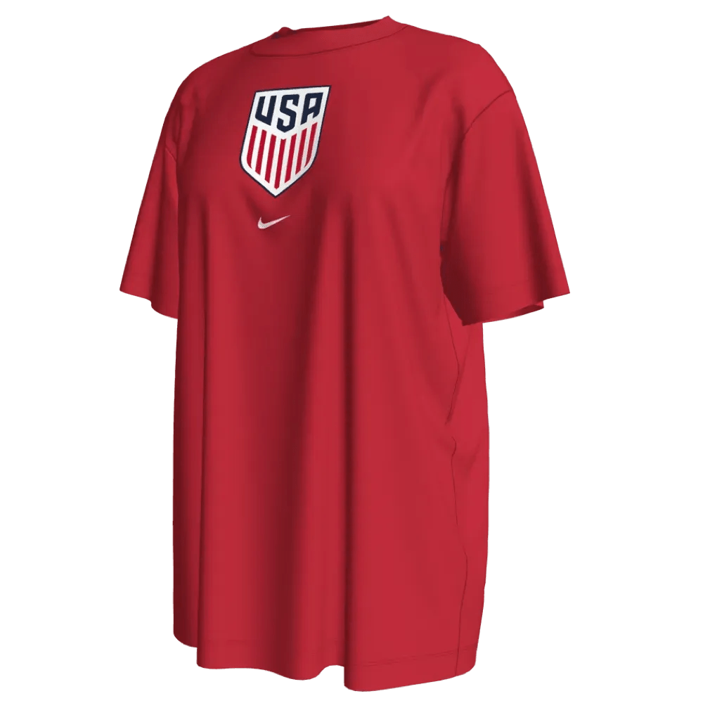 2022-23 USA Women's Crest WC22 Tee - Red 