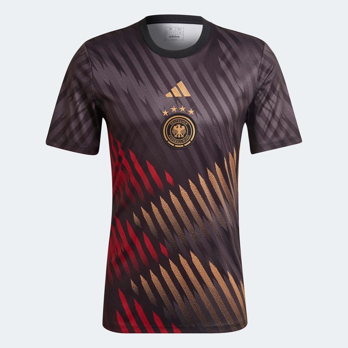 2022-23 Germany Pre-Match Soccer Jersey - Black-Grey-Red 