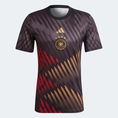 2022-23 Germany Pre-Match Soccer Jersey - Black-Grey-Red 