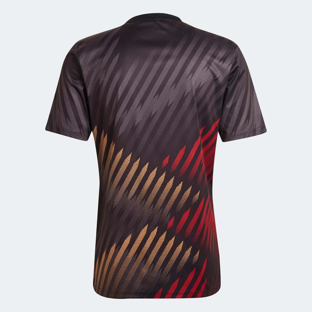 2022-23 Germany Pre-Match Soccer Jersey - Black-Grey-Red 