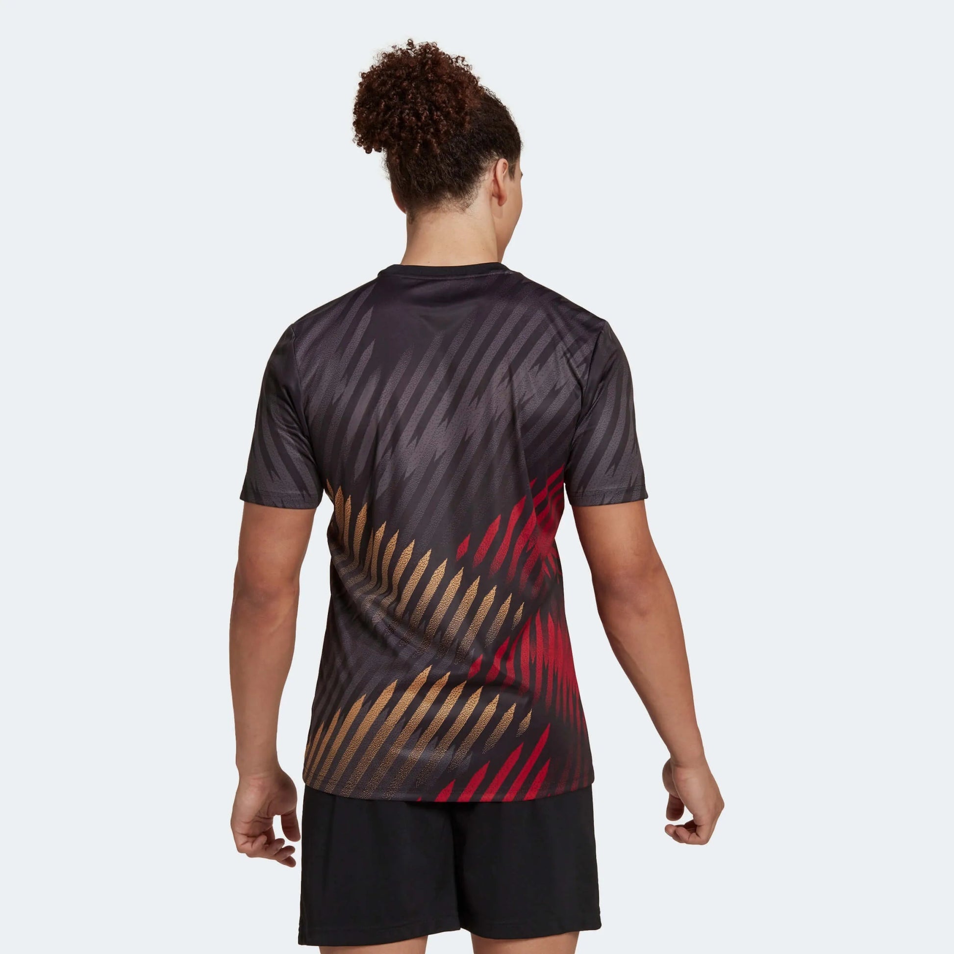 2022-23 Germany Pre-Match Soccer Jersey - Black-Grey-Red 