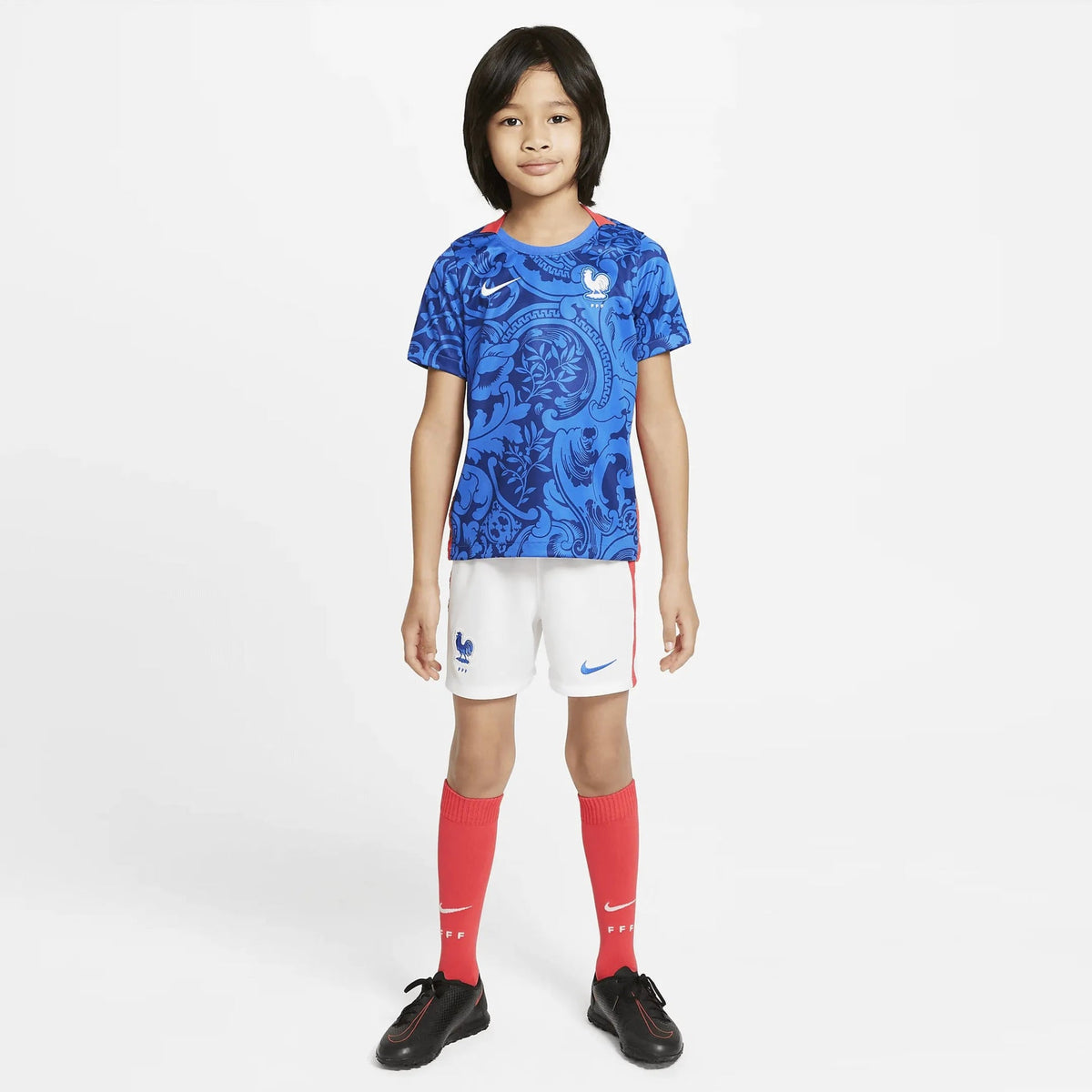 2022 France Kids' Mini Kit - Blue-White 