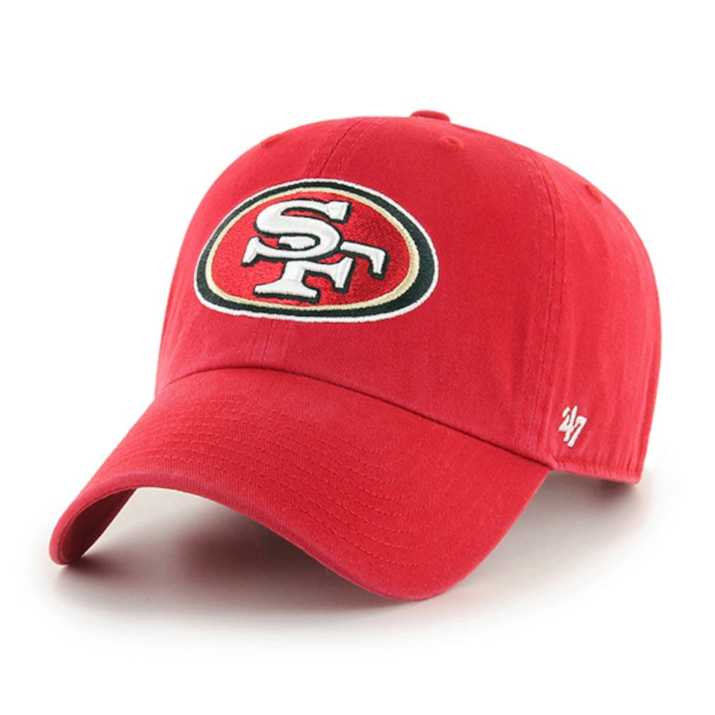 San Francisco 49ers '47 Brand Cleanup Adjustable Hat - Scarlet discount