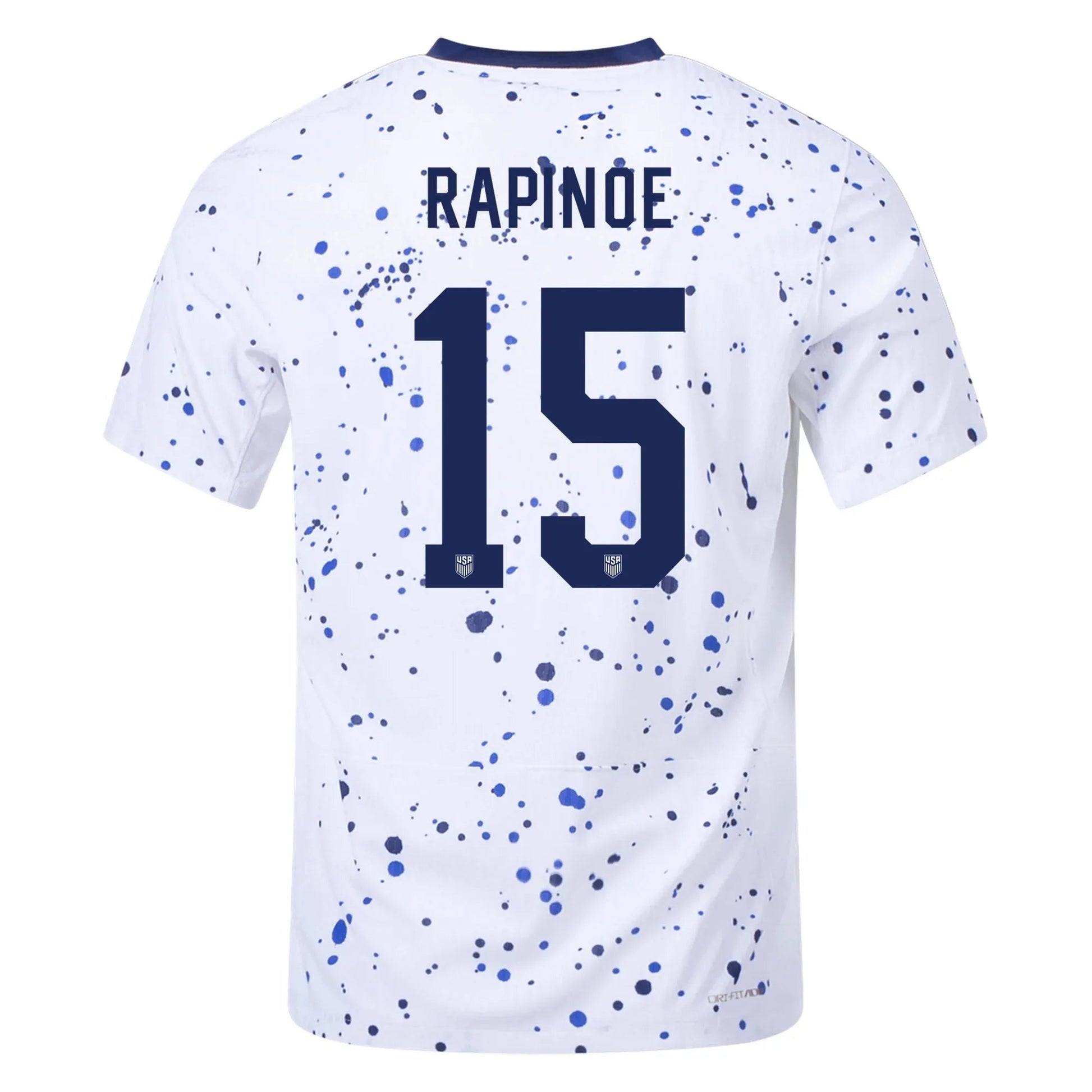 2023-24 USA Women's Home Authentic Soccer Jersey (No Stars) 