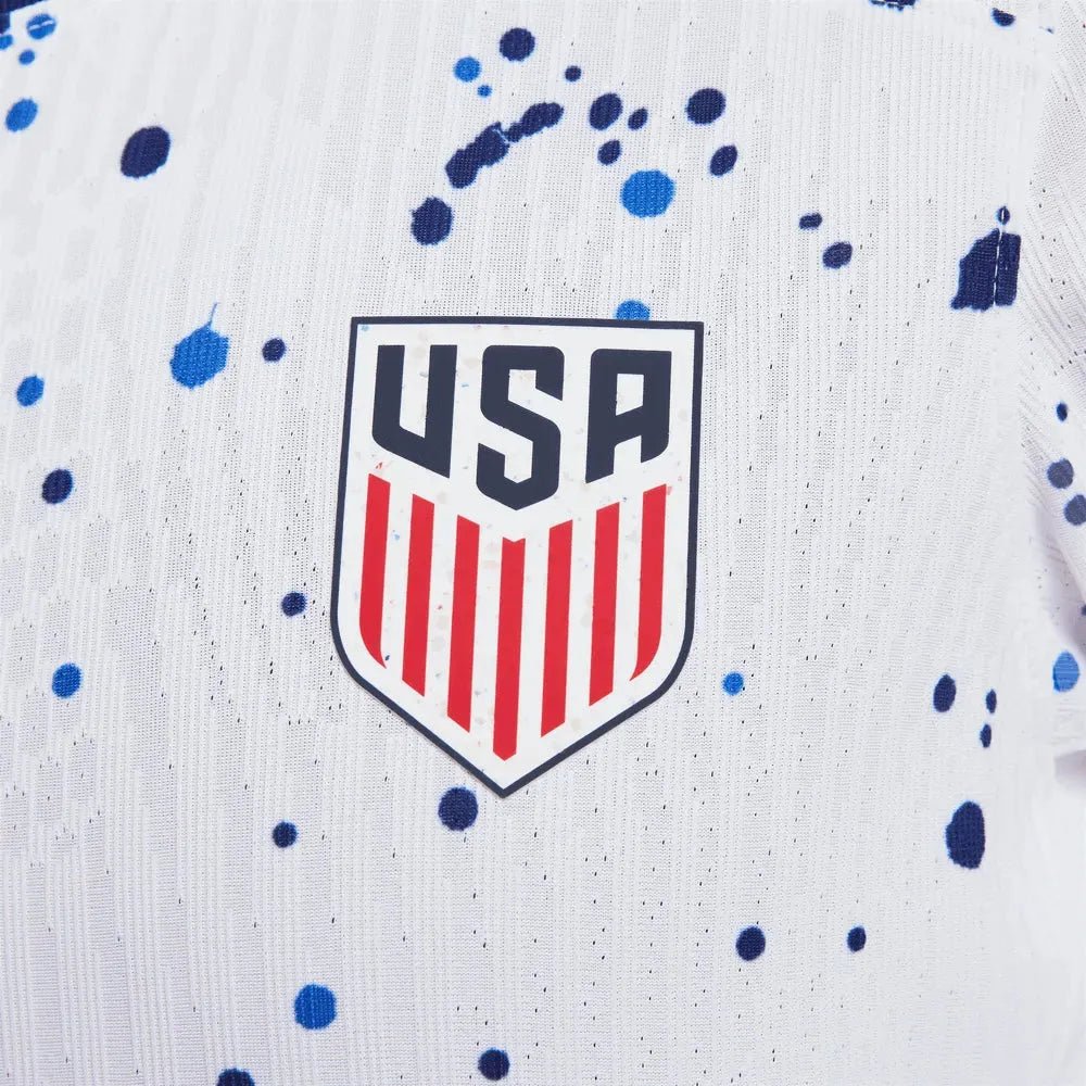 2023-24 USA Women's Home Authentic Soccer Jersey (No Stars) 
