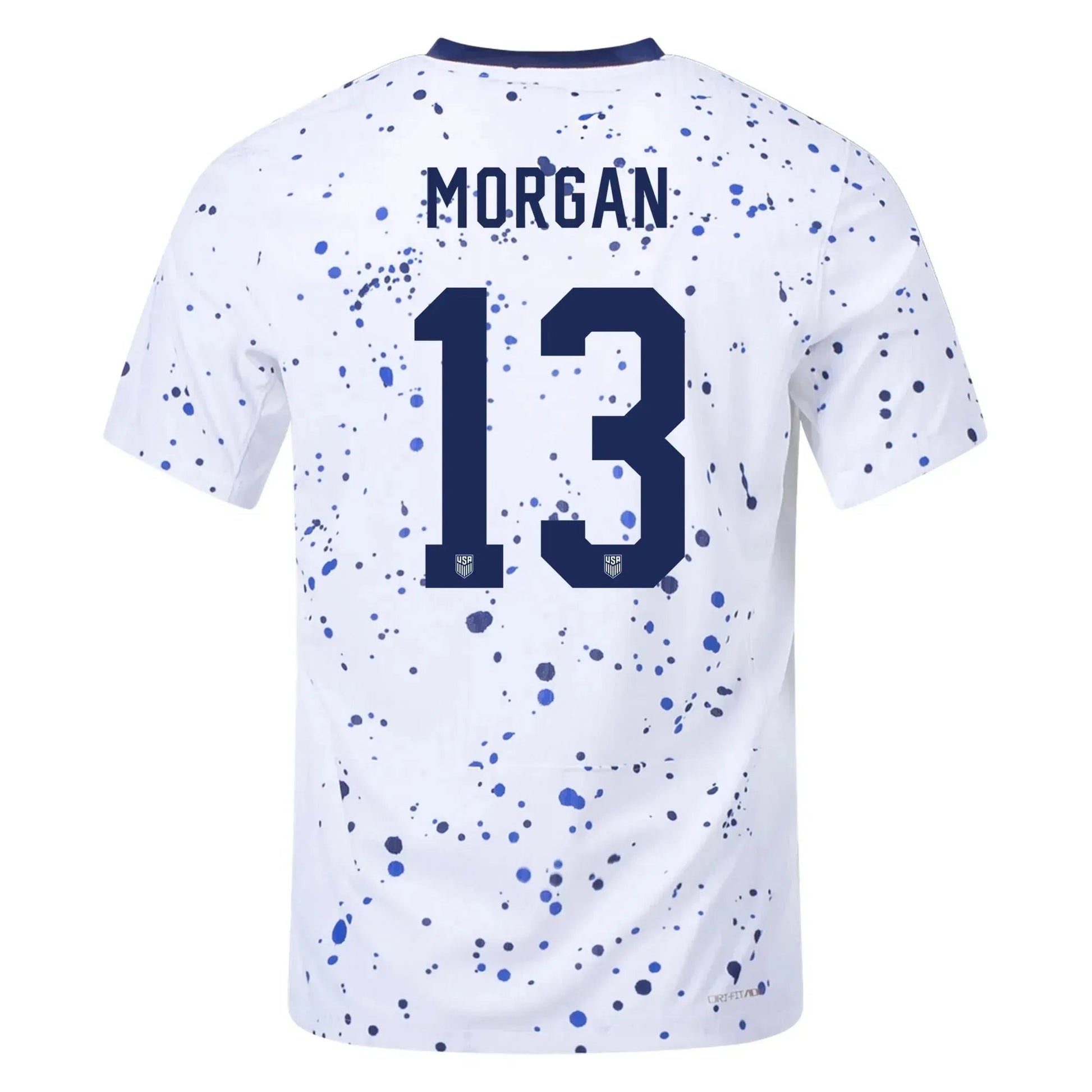 2023-24 USA Women's Home Authentic Soccer Jersey (No Stars) 