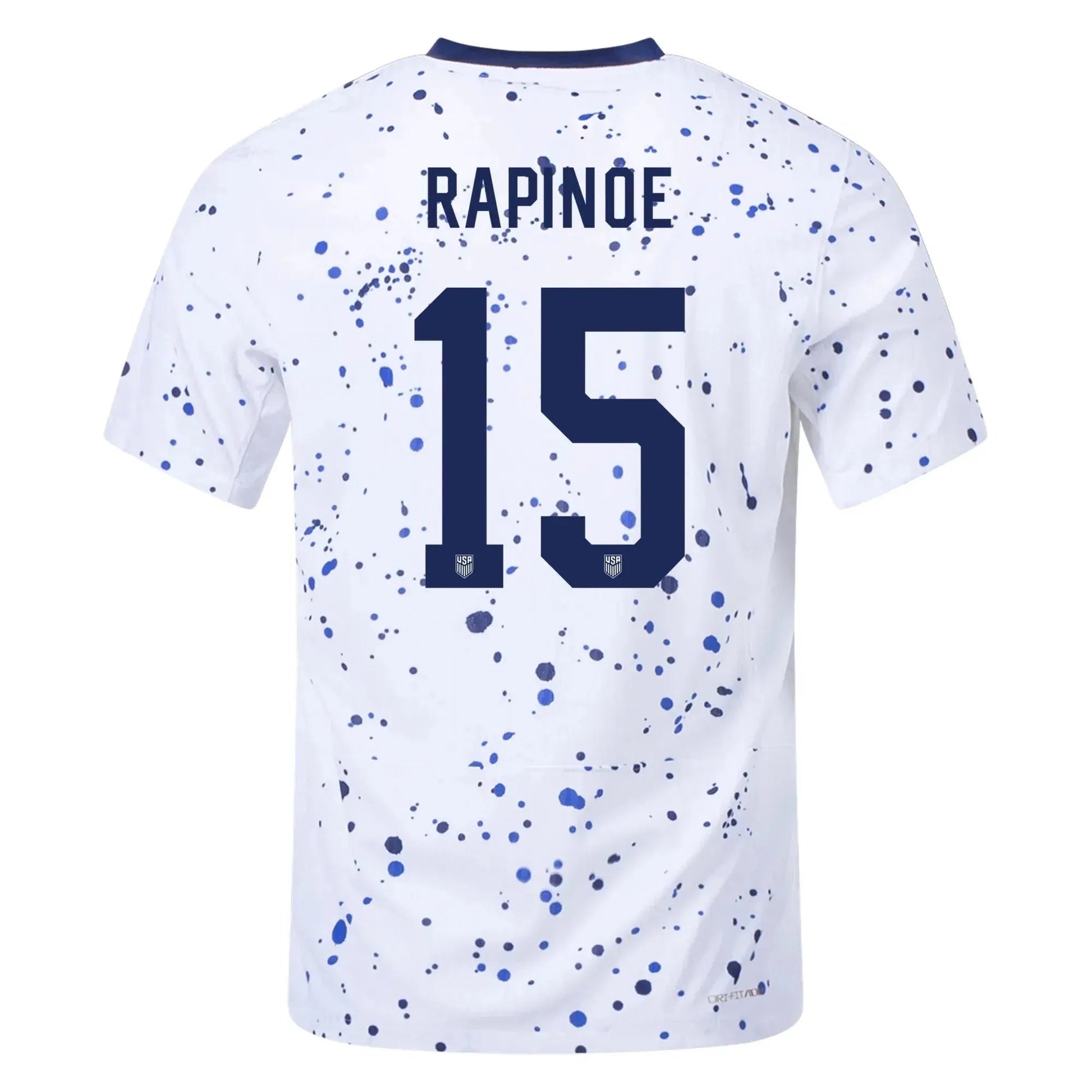 2023-24 USA Women's Home Authentic Soccer Jersey (No Stars) 