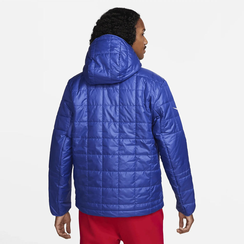2023 USA Men's Fleece-Lined Hooded Jacket 