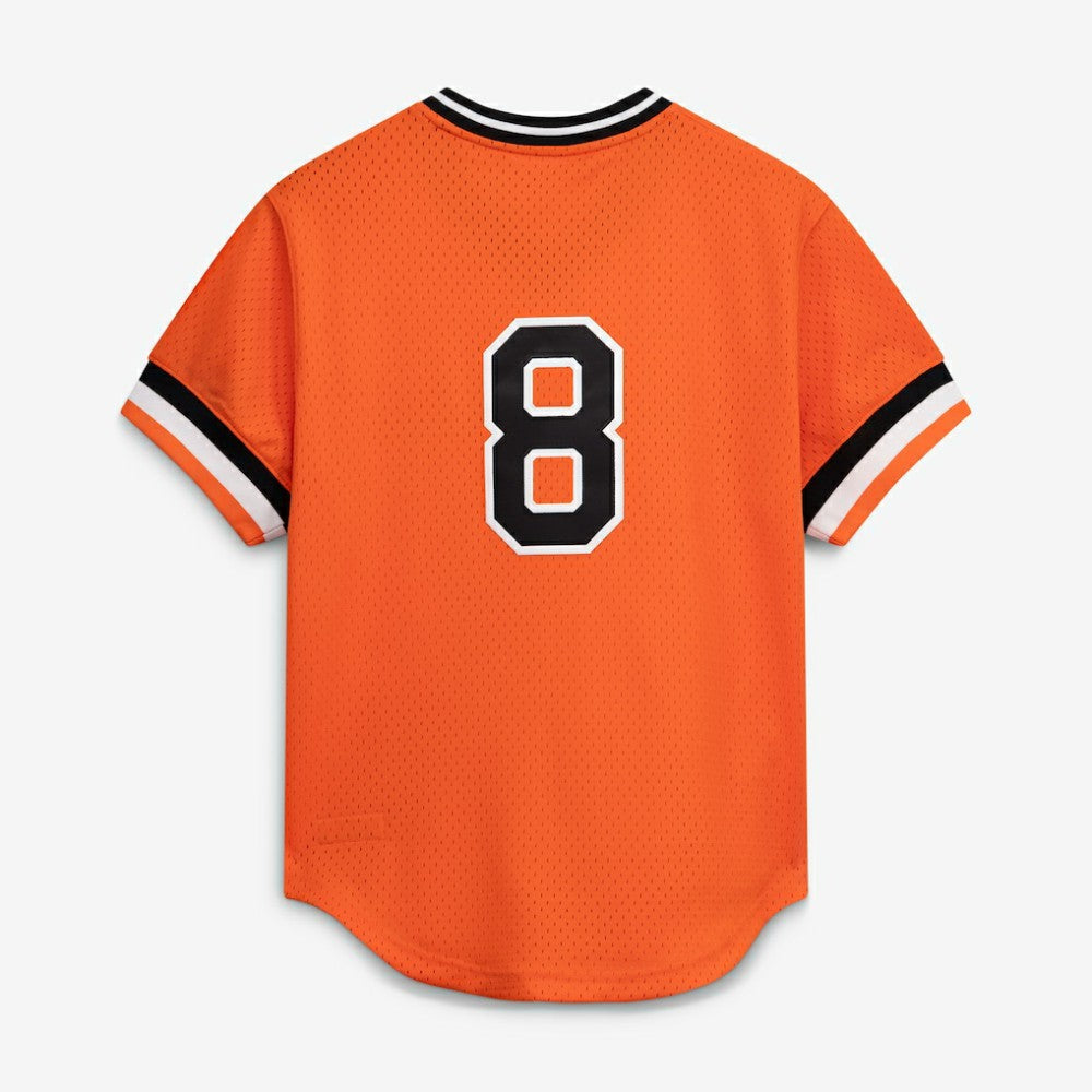 Cal Ripken Jr. Baltimore Orioles Authentic Batting Practice Jersey - Orange | Mitchell & Ness