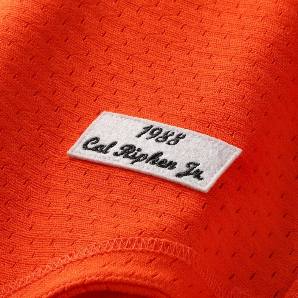 Cal Ripken Jr. Baltimore Orioles Authentic Batting Practice Jersey - Orange | Mitchell & Ness
