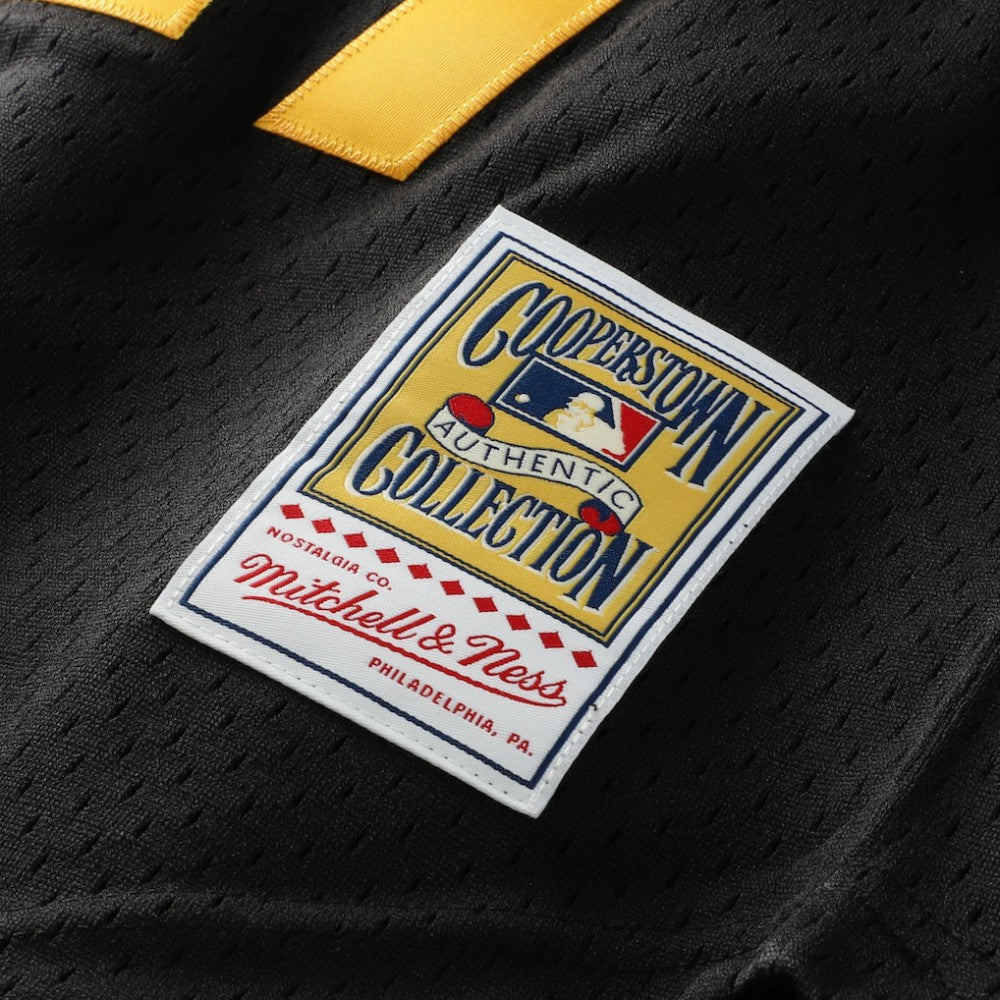 Kent Tekulve Pittsburgh Pirates Authentic Batting Practice Jersey - Black | Mitchell & Ness
