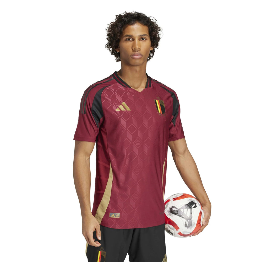 2024-25 Belgium Men's Authentic Home Soccer Jersey 