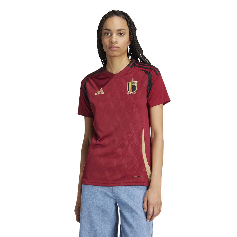 2024-25 Belgium Women's Stadium Home Soccer Jersey 