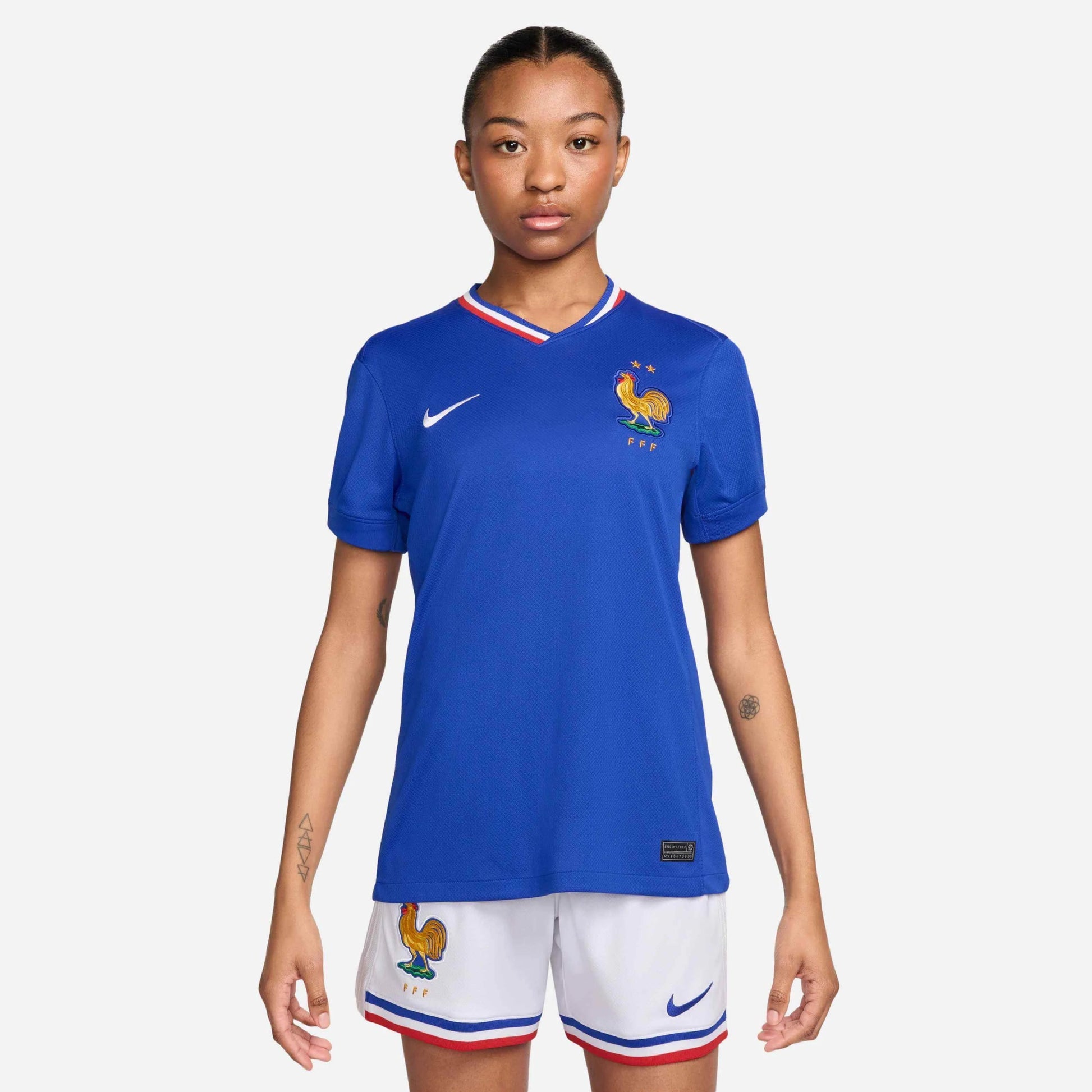 2024-25 France Women's Stadium Home Soccer Jersey 