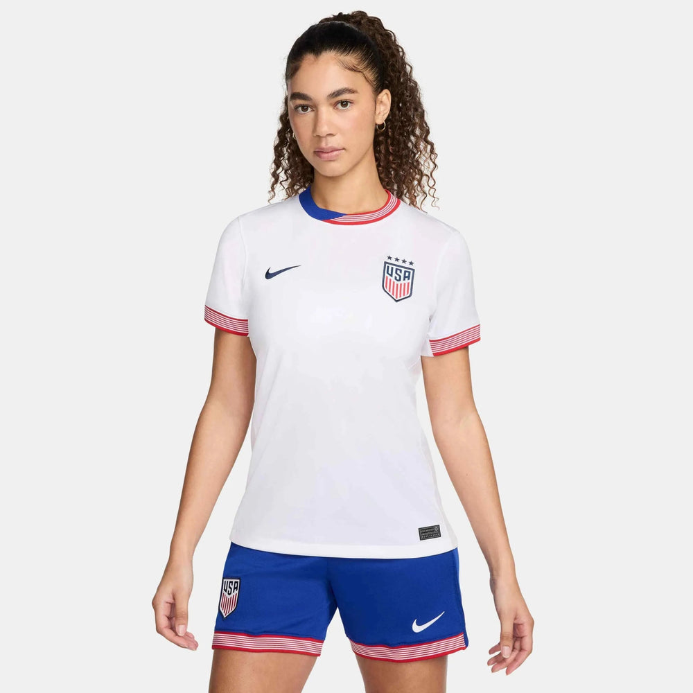 2024-25 USA Women's Stadium Home Soccer Jersey 