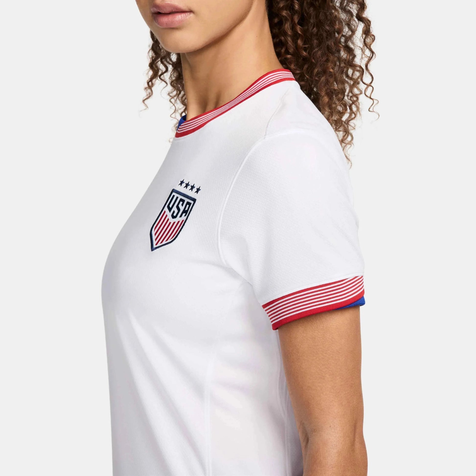 2024-25 USA Women's Stadium Home Soccer Jersey 