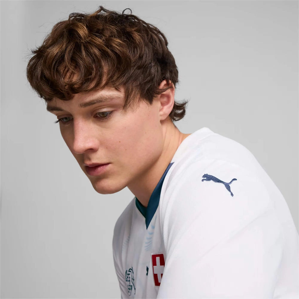 2024-25 Switzerland Stadium Away Soccer Jersey 