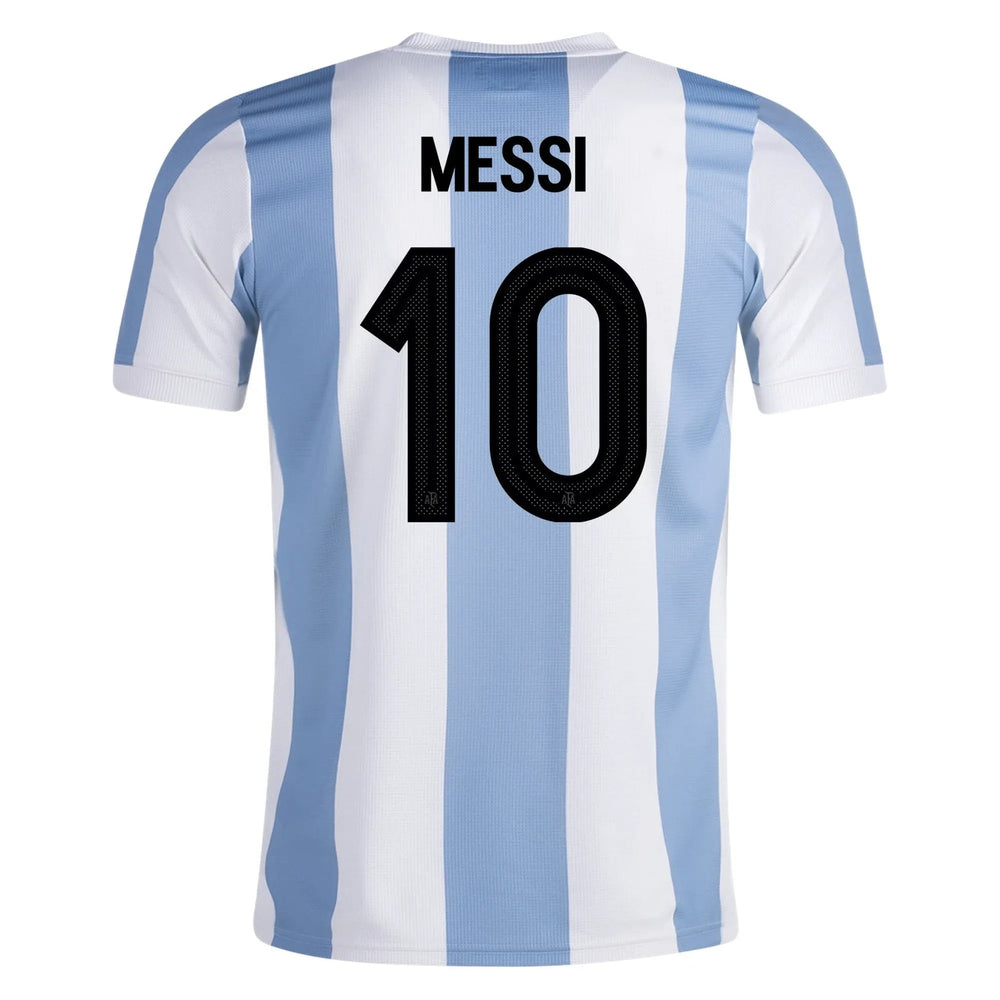 2025 Argentina Men's 50th Anniversary Stadium Soccer Jersey Ambient Sky / Cloud White 