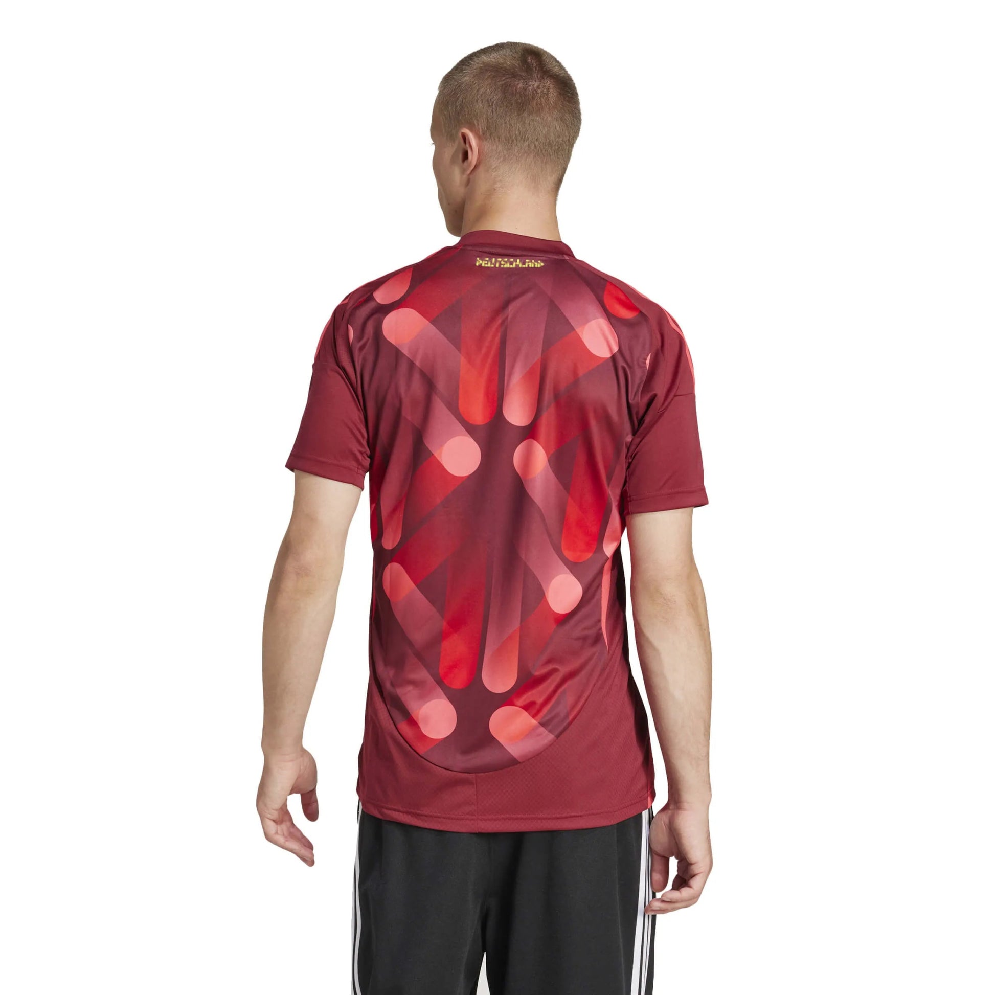 2025 Germany Women's (Men's Cut) Stadium Away Soccer Jersey Team Coll Burgundy 2 