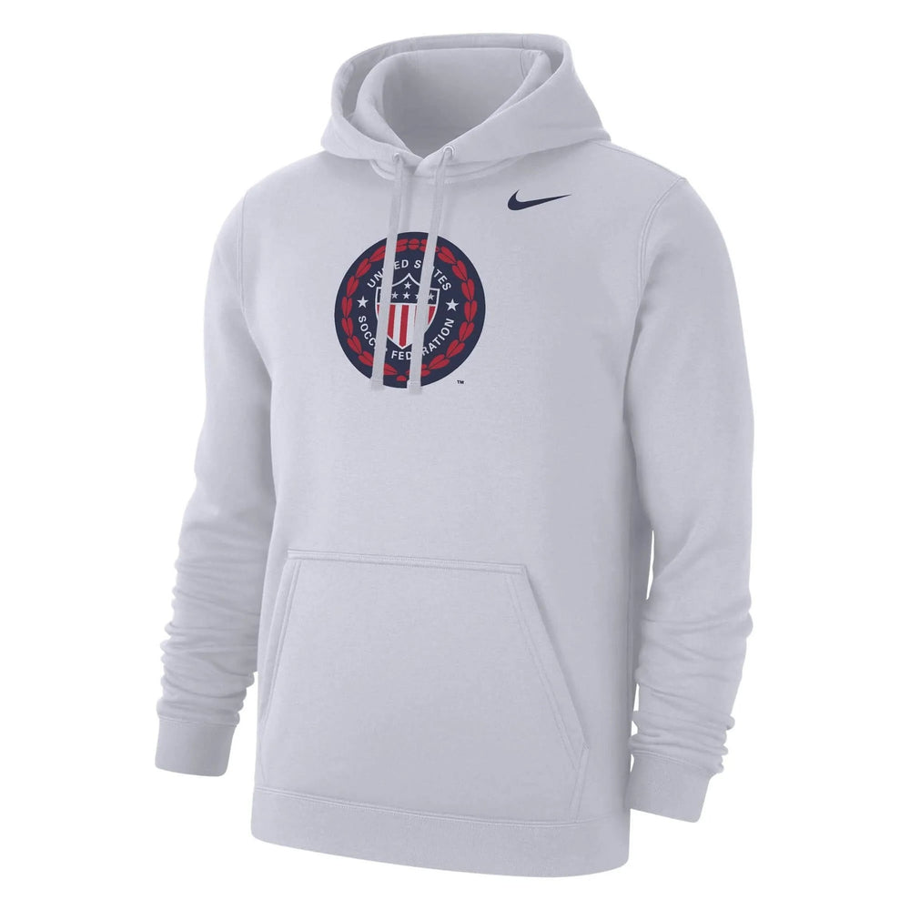 2025 USA Men's Club Fleece Pullover Hoody White 