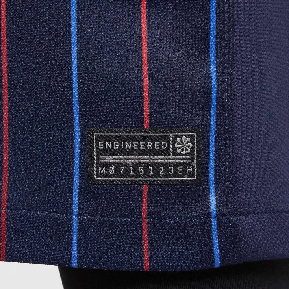 2025 USA Youth Stadium Away Soccer Jersey Obsidian/Challenge Red 