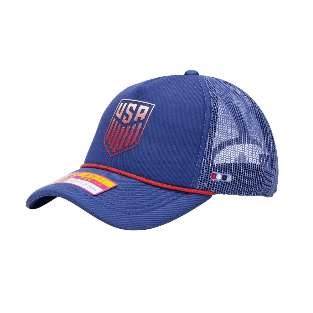 Fan Ink Collection USA Atmosphere Trucker Hat Blue 