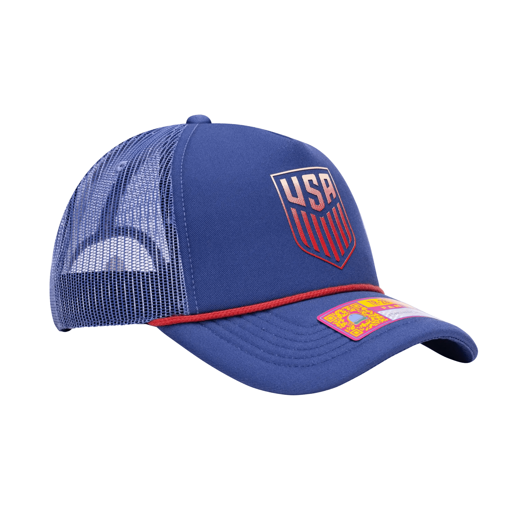 Fan Ink Collection USA Atmosphere Trucker Hat Blue 