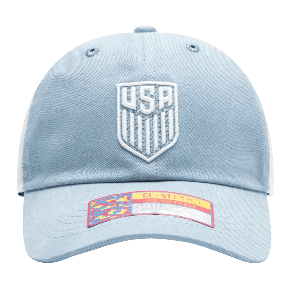 Fan Ink Collection USA Ace 2.0 Classic Adjustable Hat Blue/White 
