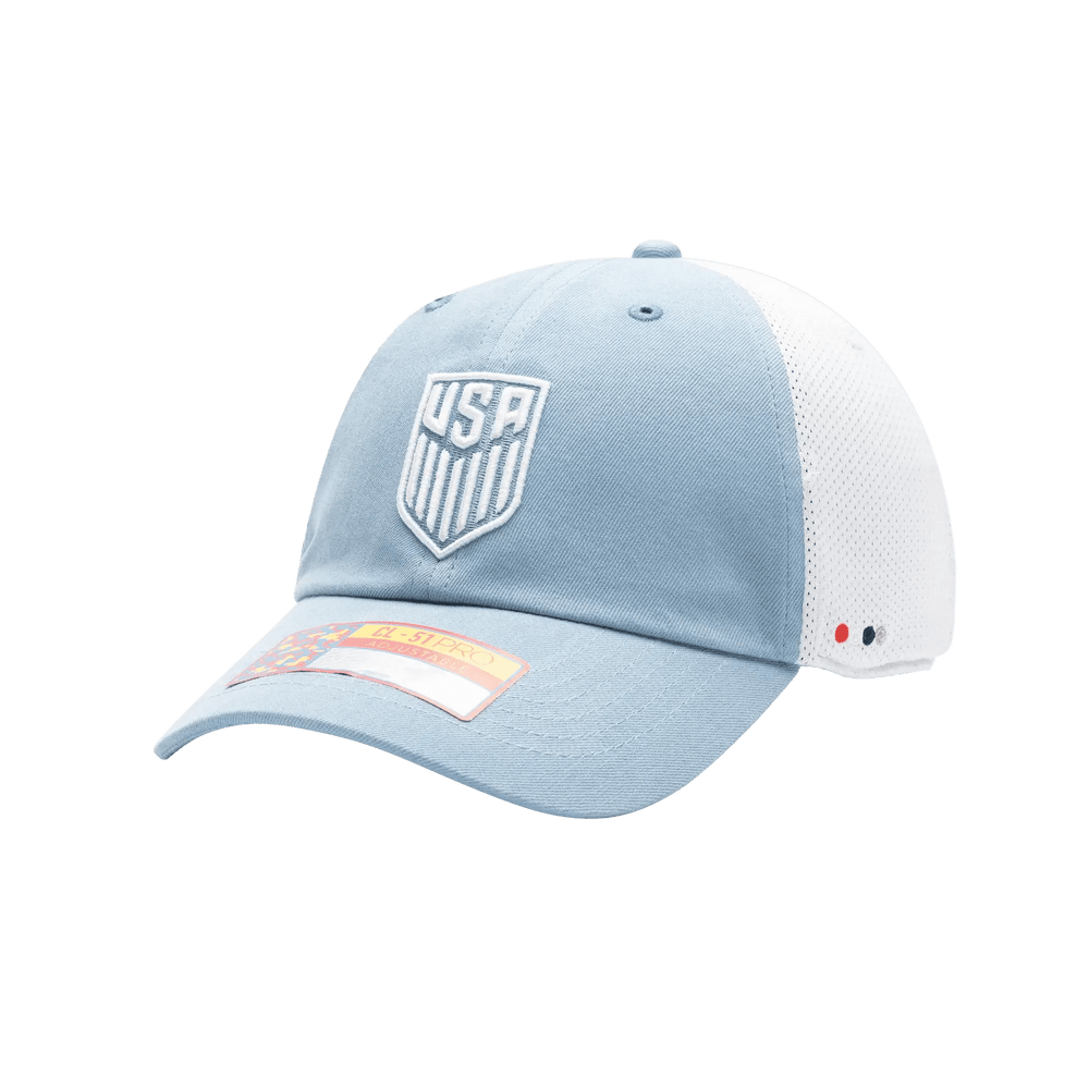 Fan Ink Collection USA Ace 2.0 Classic Adjustable Hat Blue/White 