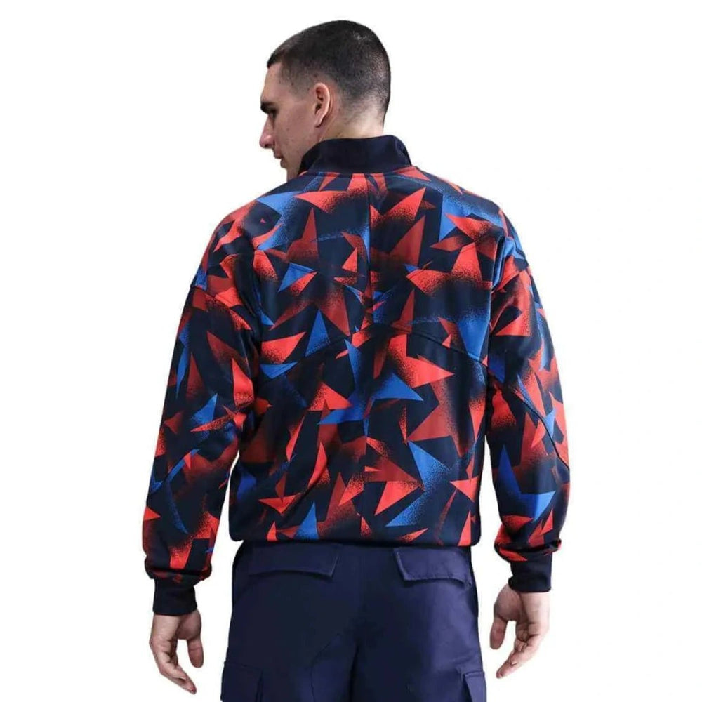 2025 USA Men's Academy Pro Anthem Jacket Obsidian/Challenge Red 
