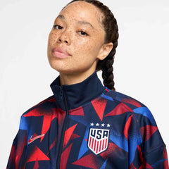 2025 USA Women's Academy Pro Anthem Jacket Obsidian/Challenge Red 