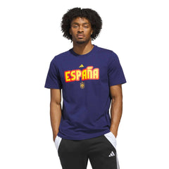 2026 Spain Men's World Cup HJH Tee Dark Blue 