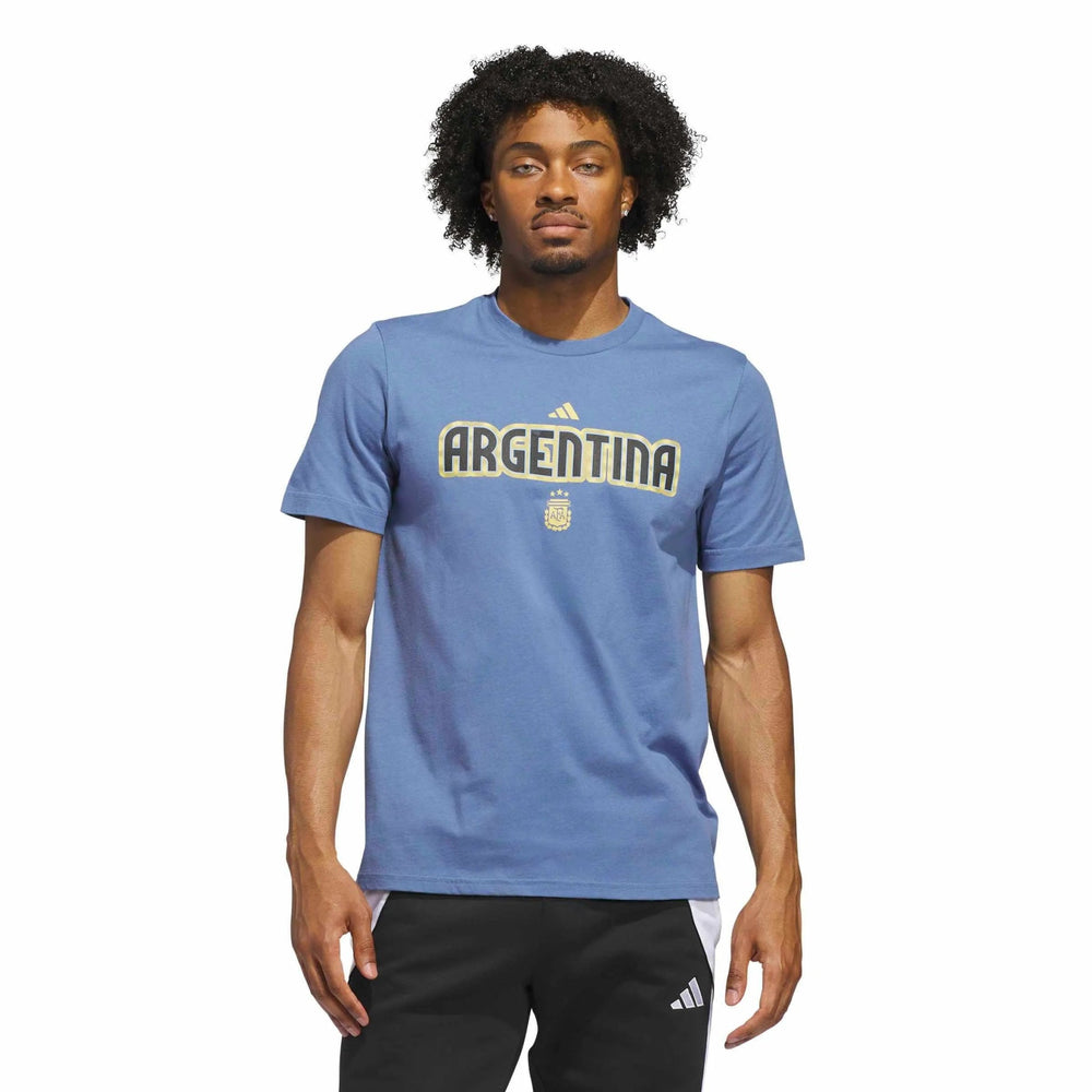 2026 Argentina Men's World Cup HJH Tee Crew Blue 