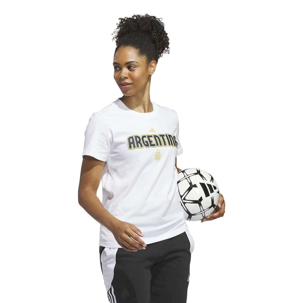 2026 Argentina Women's World Cup HJH Tee White 