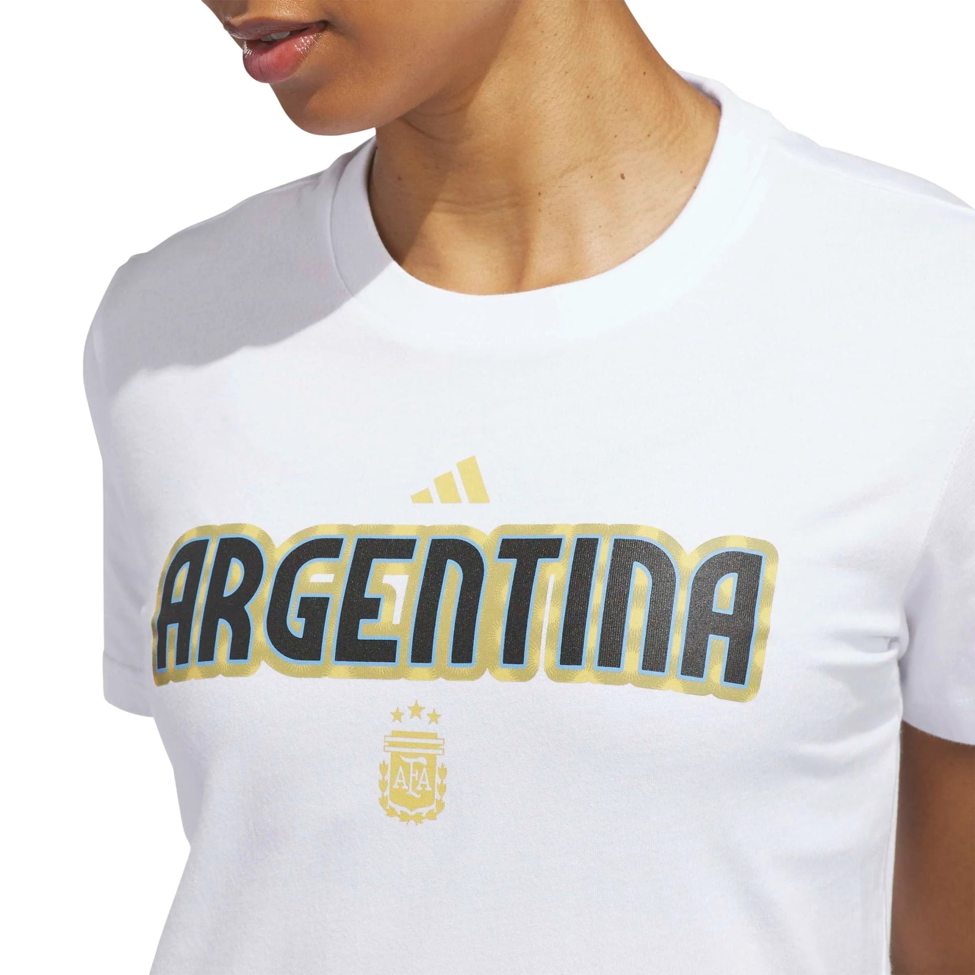 2026 Argentina Women's World Cup HJH Tee White 