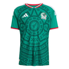 2026 Mexico Men's Authentic Home Soccer Jersey Bold Green 