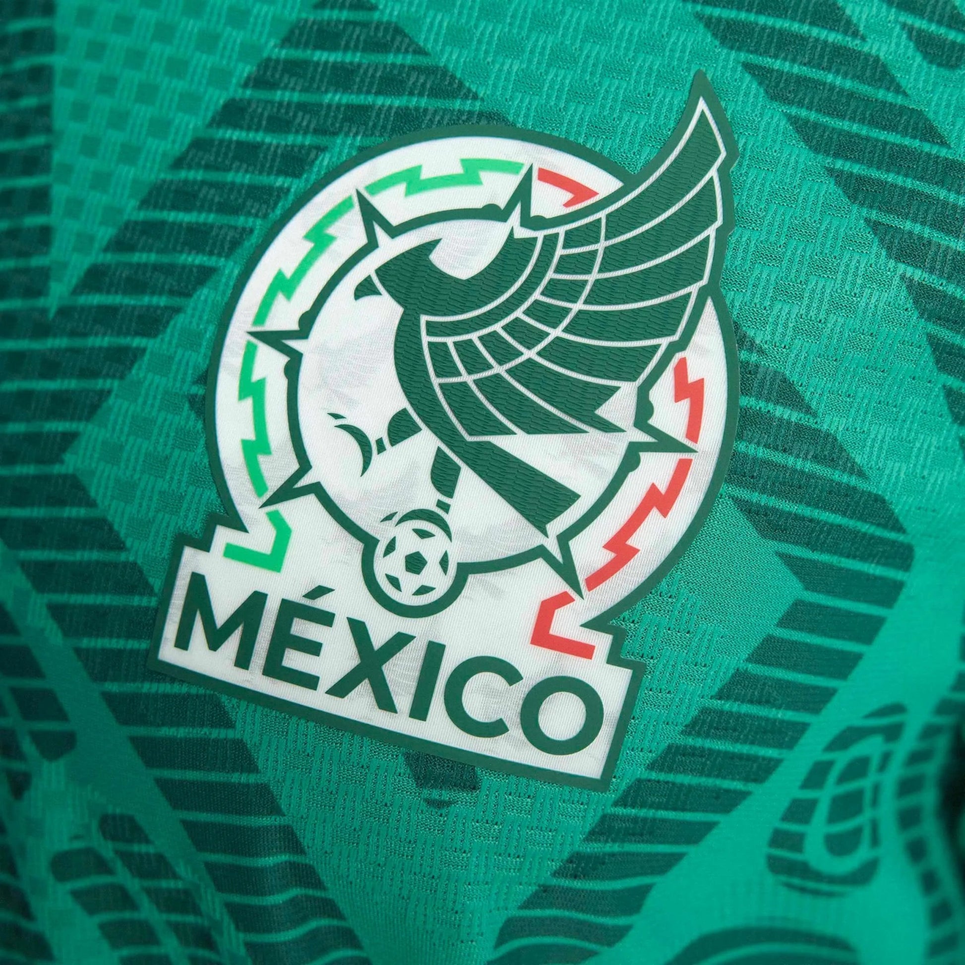 2026 Mexico Men's Authentic Home Soccer Jersey Bold Green 