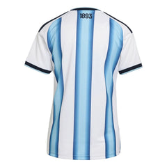 2026 Argentina Women's Stadium Home Soccer Jersey White / Icey Blue / Light Blue 