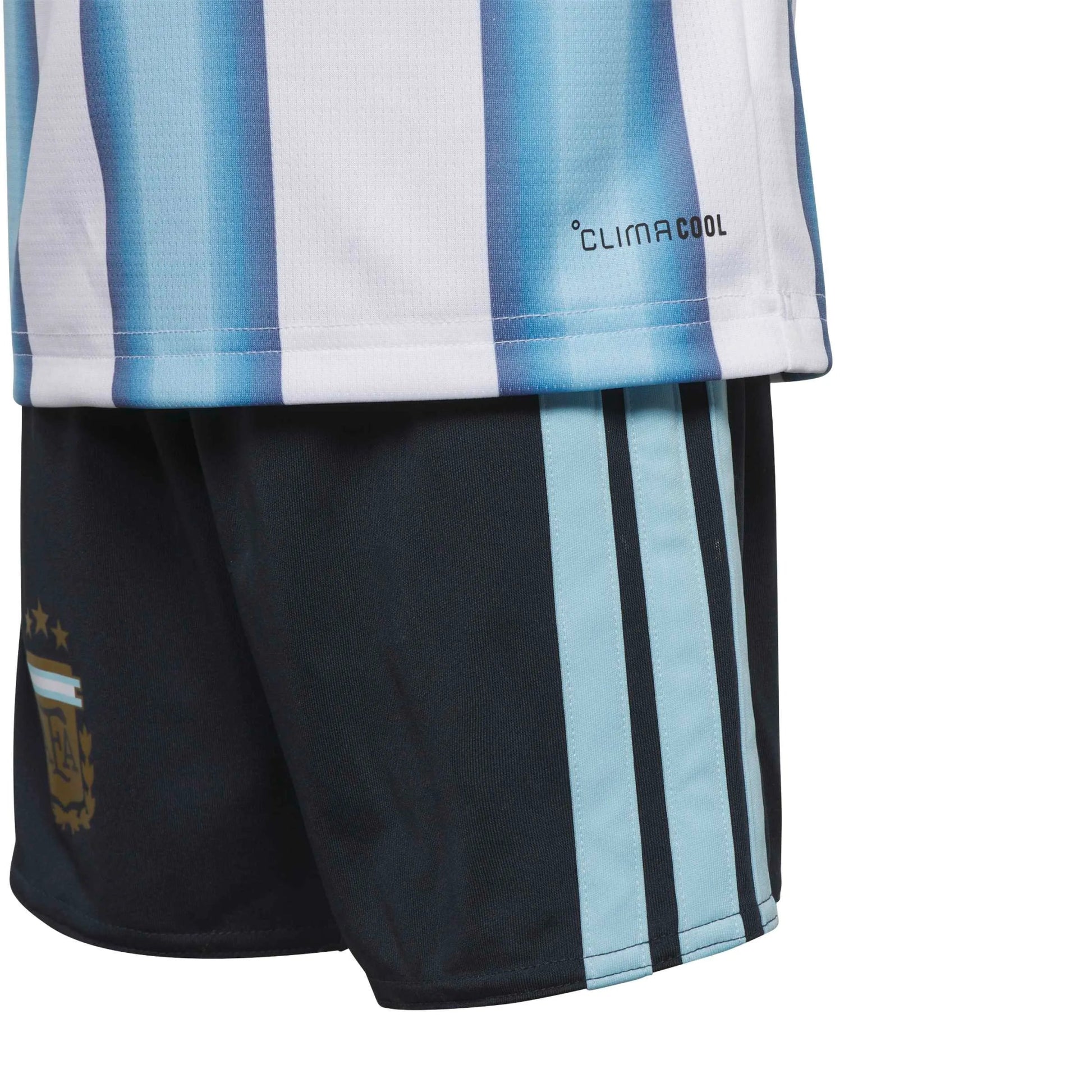 2026 Argentina Kid's Home Mini Kit White / Icey Blue / Light Blue 