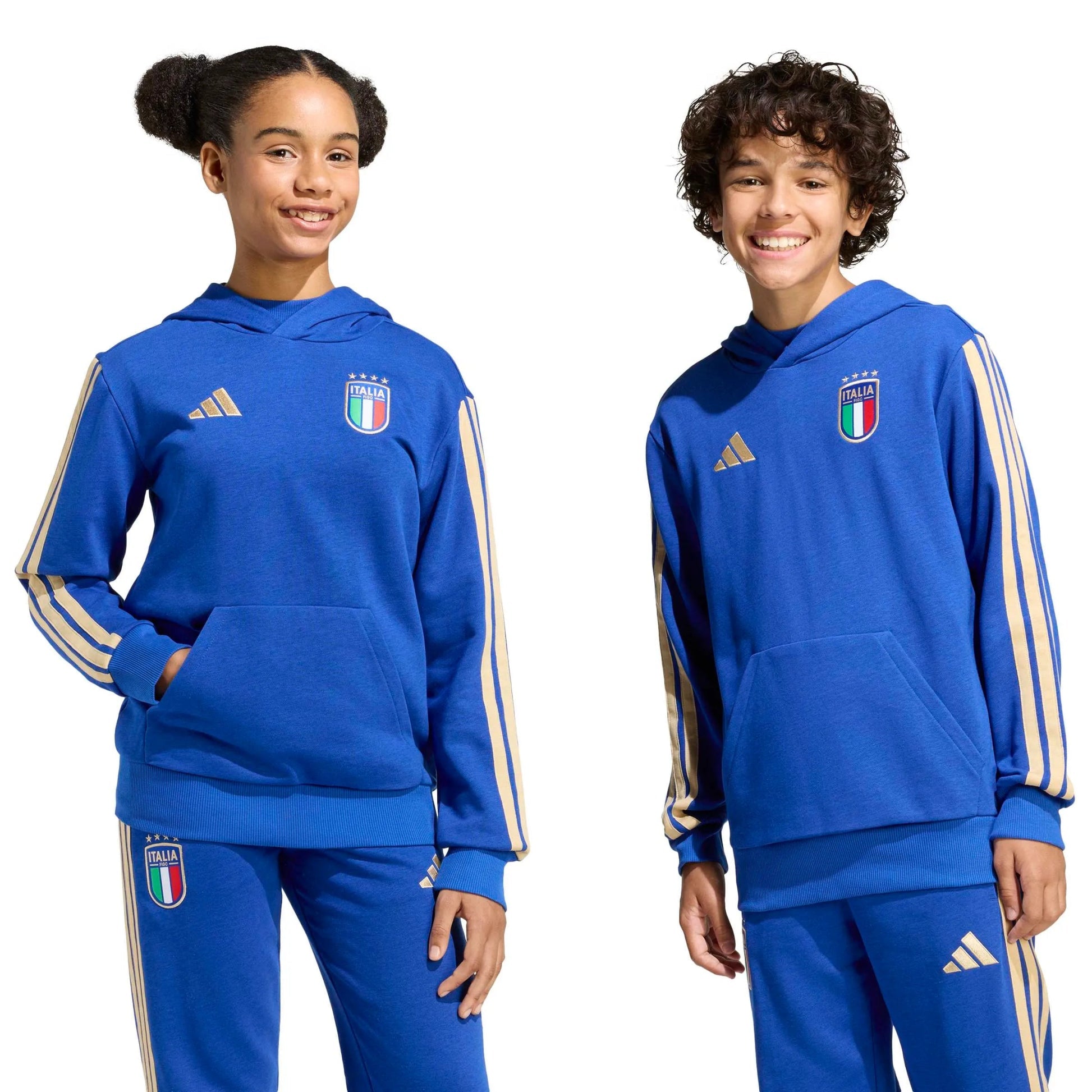 2026 Italy Youth DNA Hoodie Bold Blue 