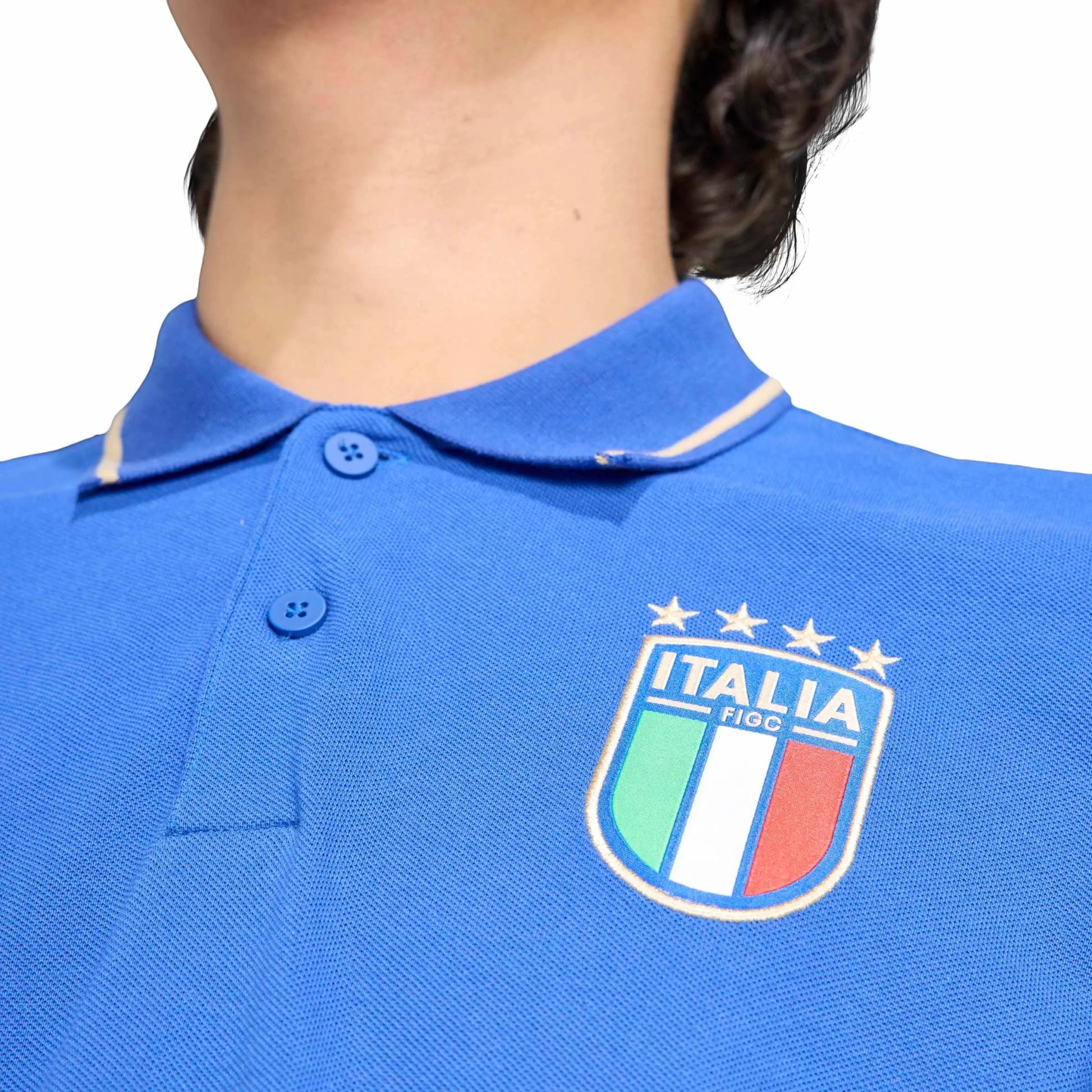 2026 Italy Men's DNA Polo Bold Blue 