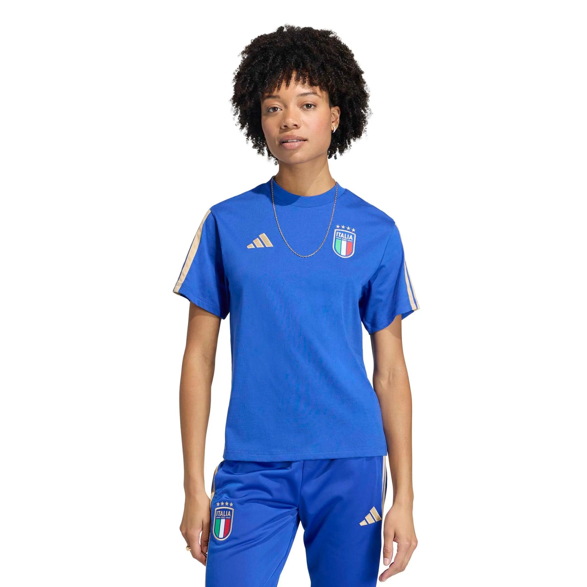 2026 Italy Women's DNA Tee Bold Blue 
