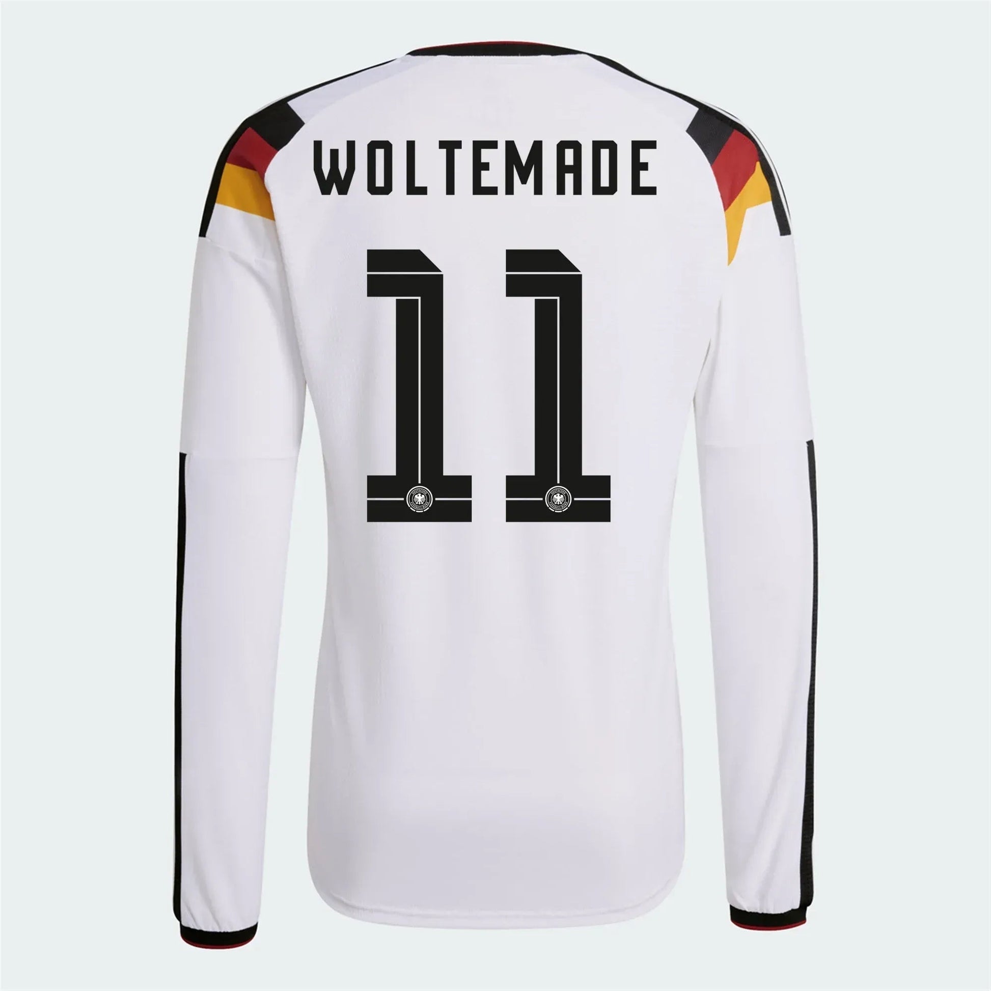 2026 Germany Men's Authentic Home Long-Sleeve Soccer Jersey White 