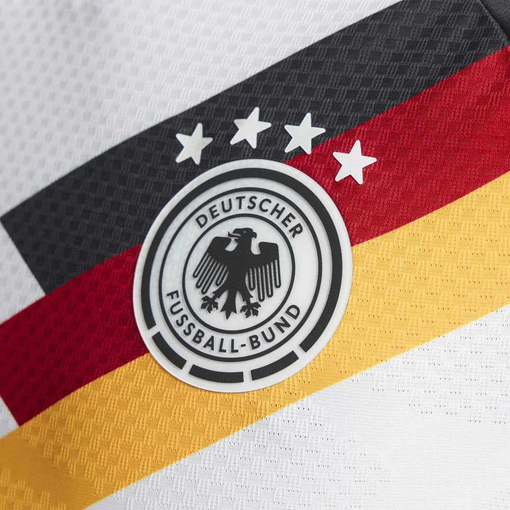 2026 Germany Men's Authentic Home Long-Sleeve Soccer Jersey White 