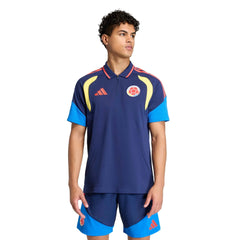 2026 Colombia Men's Polo Team Navy Blue 2 