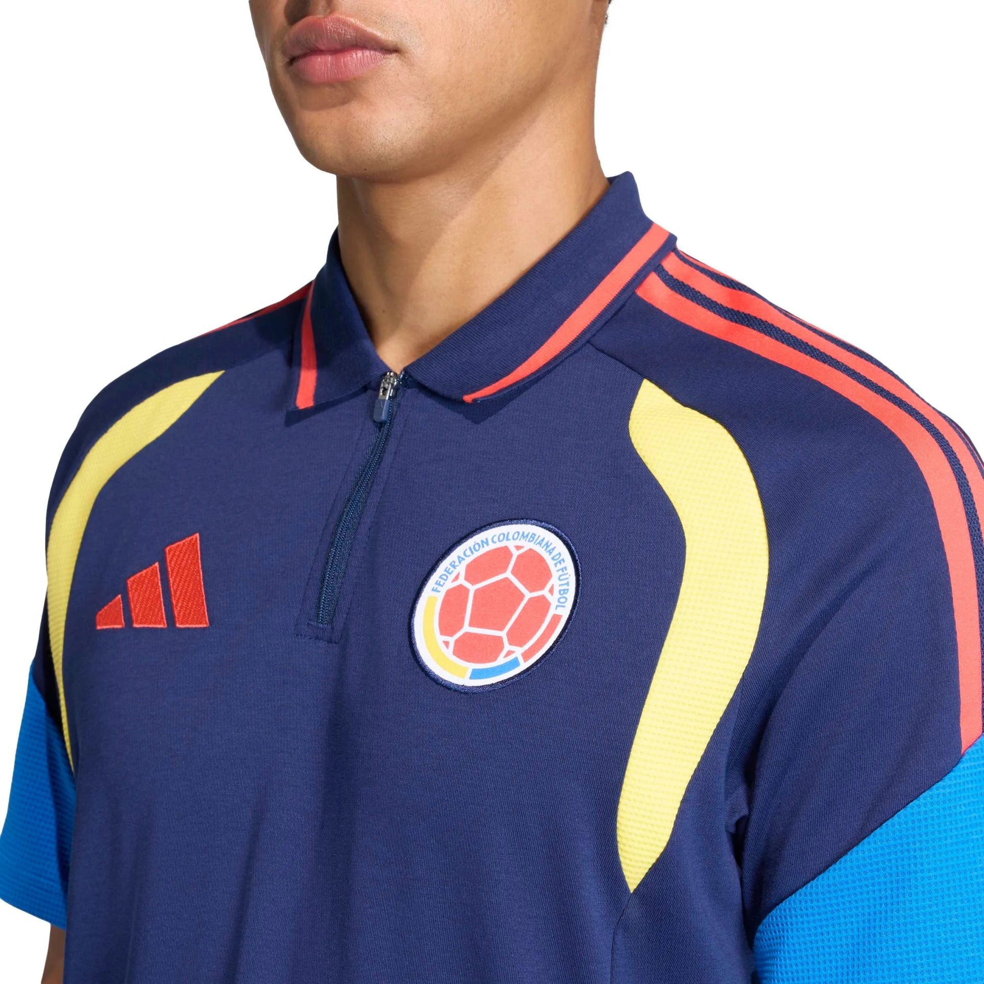 2026 Colombia Men's Polo Team Navy Blue 2 