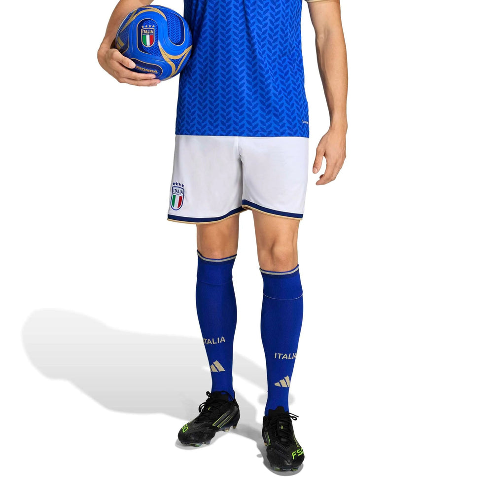 2026 Italy Men's Home Shorts White 