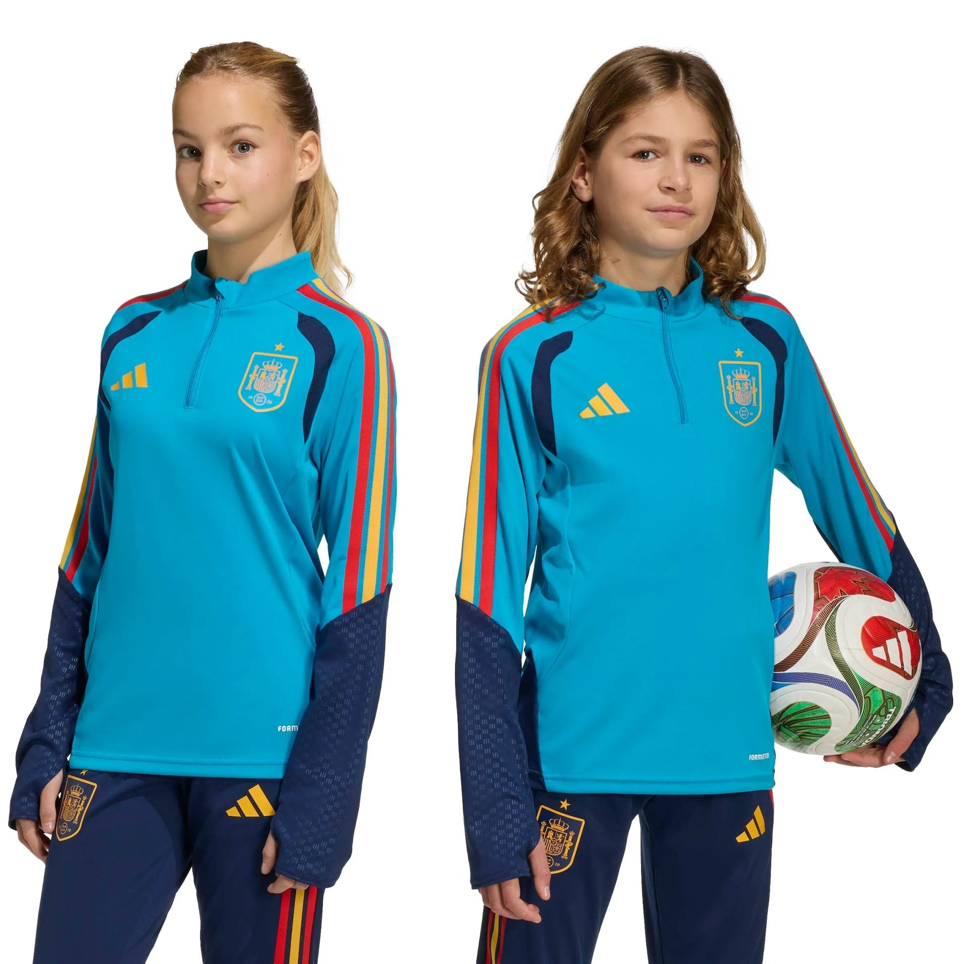 2026 Spain Youth Tiro Training Top Bold Aqua 