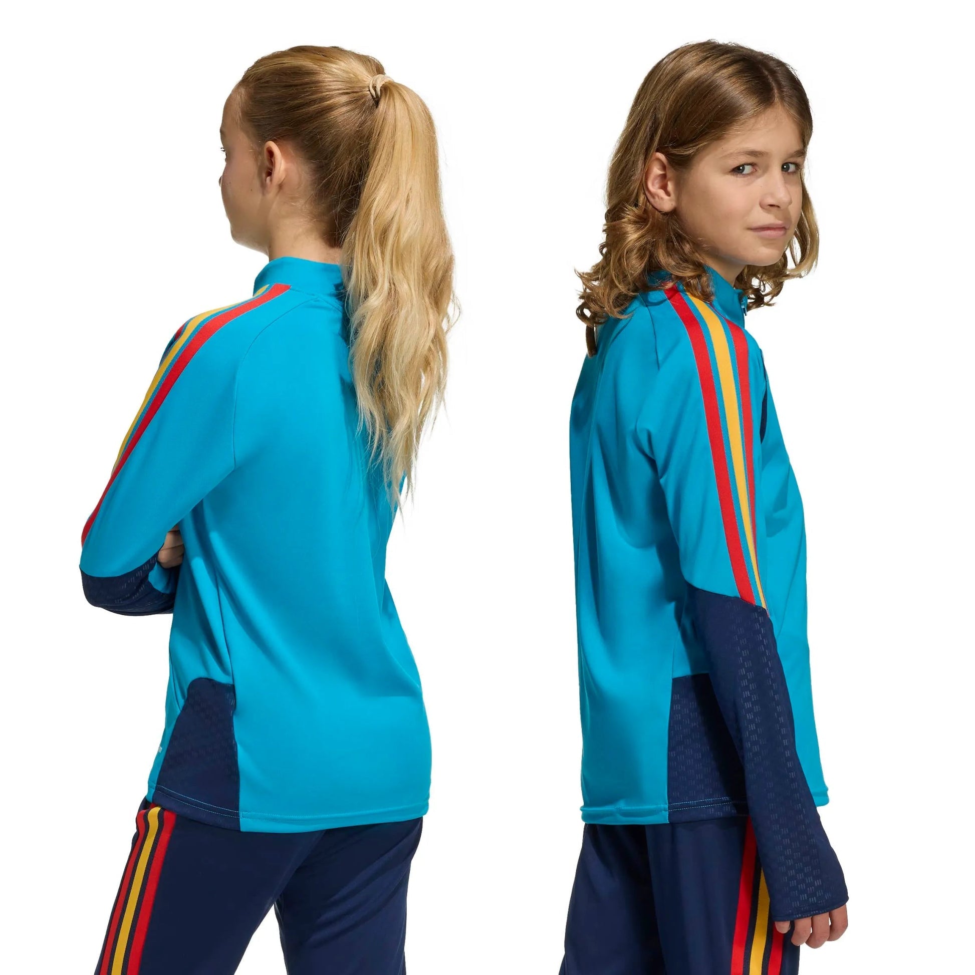 2026 Spain Youth Tiro Training Top Bold Aqua 